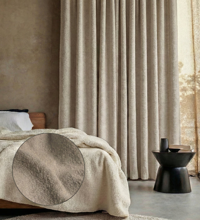 Gordijnen Bouclé - Haken of Ringen