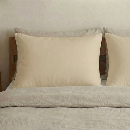 2-PACK Kussenslopen Uni - Beige