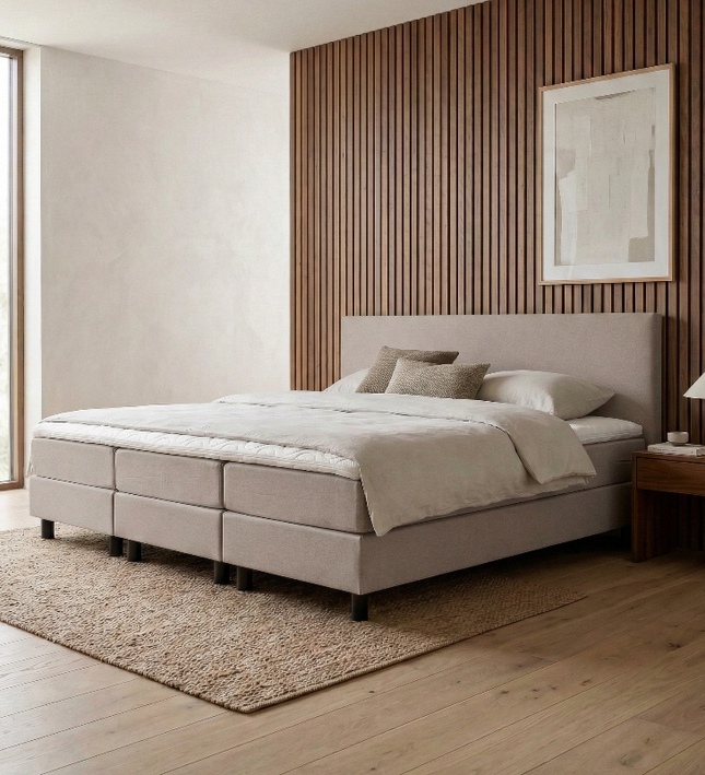 Familiebed Comfort - Beige