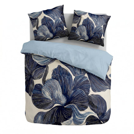 Dekbedovertrek Percale Katoen - Indigo Blend