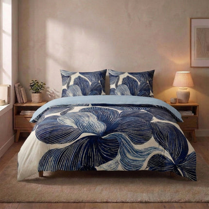 Dekbedovertrek Percale Katoen - Indigo Blend