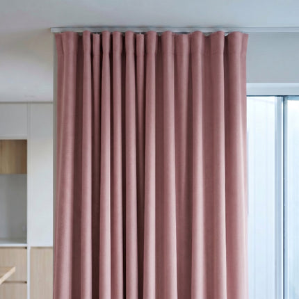 Gordijnen Verduisterend & Isolerend - Haken - Oud Roze