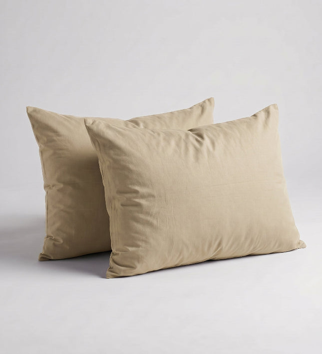 2-PACK Kussenslopen Uni - Beige