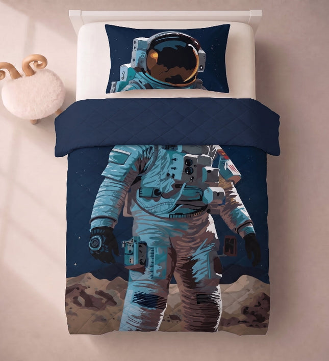 Easy Dekbed Zonder Overtrek Kids - Astronaut