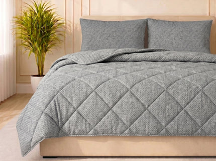 Easy Dekbed Zonder Overtrek Denim - Grijs