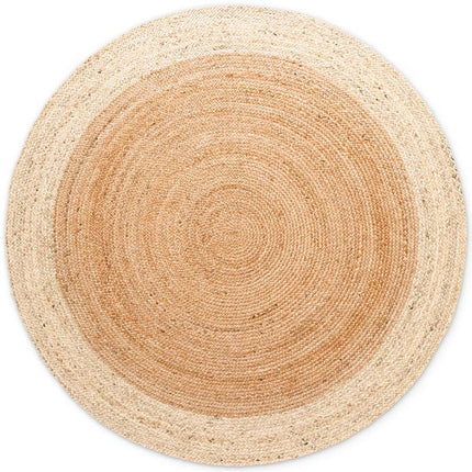 Jute Vloerkleed Jutta  Rond - Crème