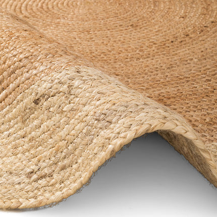Jute Vloerkleed Jutta  Rond - Crème
