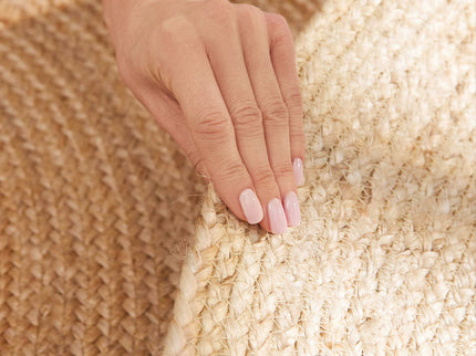 Jute Vloerkleed Jutta  Rond - Crème