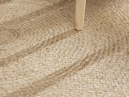Jute Vloerkleed Jutta Rond - Bruin