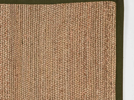Jute Vloerkleed Edge - Groen