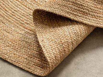 Jute Vloerkleed Geweven - Rond - Naturel