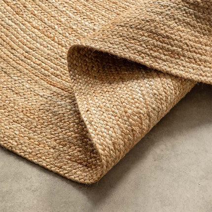 Jute Vloerkleed Geweven - Rond - Naturel