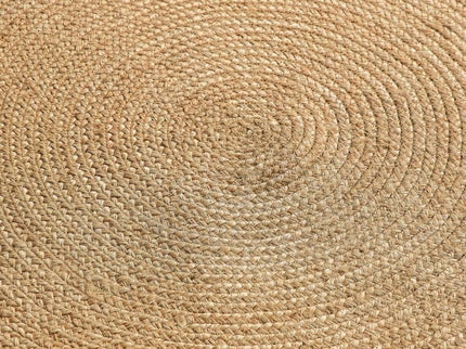 Jute Vloerkleed Geweven - Rond - Naturel