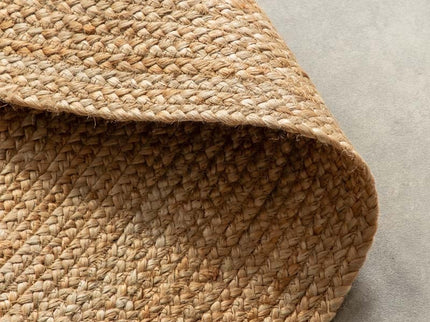 Jute Vloerkleed Geweven - Rond - Naturel