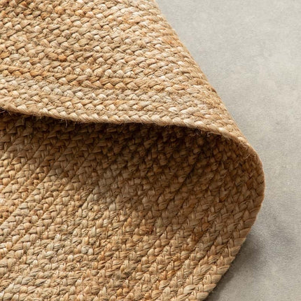 Jute Vloerkleed Geweven - Rond - Naturel