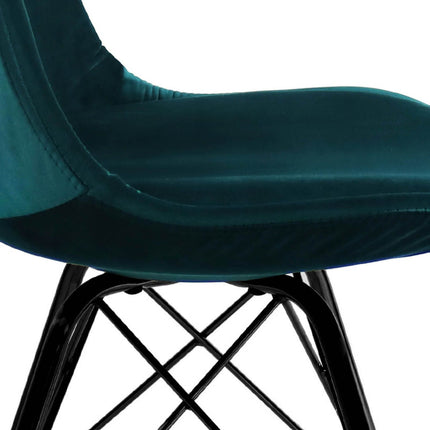 Kuipstoel Velvet - Blauw