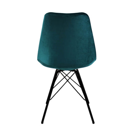 Kuipstoel Velvet - Blauw