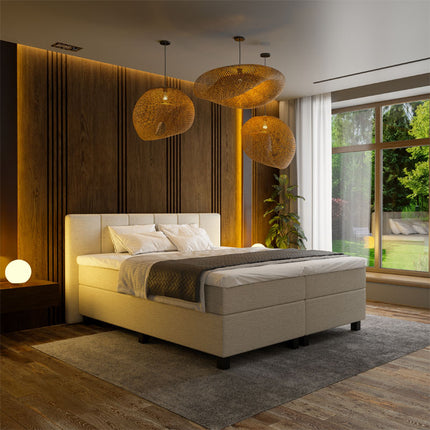 Boxspring Hotel Suite - Wide - Beige