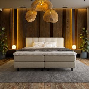 Boxspring Hotel - Wide - Beige