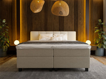 Boxspring Hotel Luxury - Wide - Beige