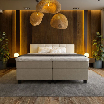 Boxspring Hotel Suite - Wide - Beige