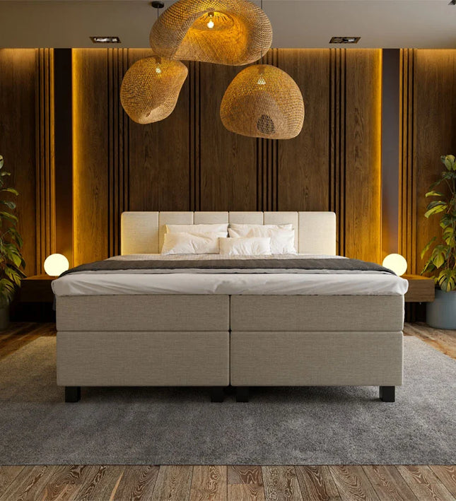 Boxspring Hotel Suite - Wide - Beige
