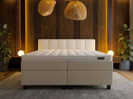 Boxspring Hotel Luxury - Wide - Beige