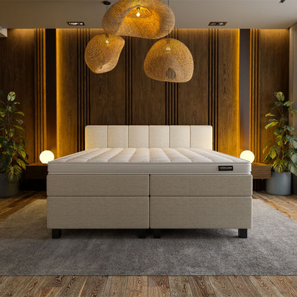 Boxspring Hotel Suite - Wide - Beige