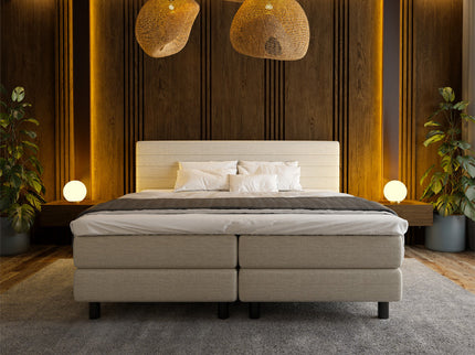 Boxspring Hotel - Straight - Beige