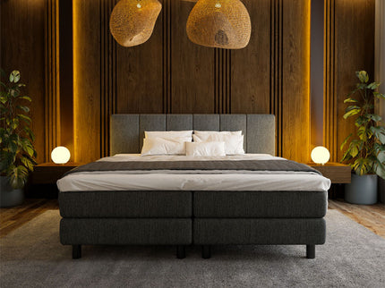 Boxspring Hotel - Wide - Antraciet