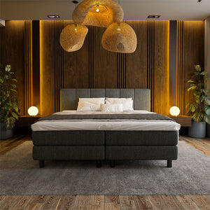 Boxspring Hotel - Wide - Antraciet