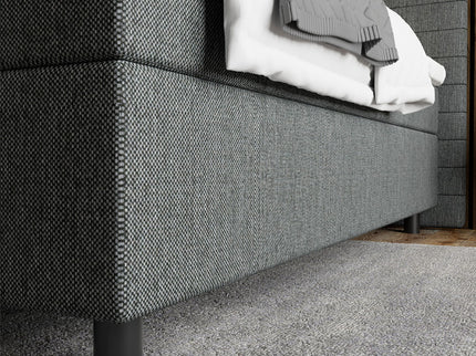 Boxspring Hotel - Straight - Antraciet