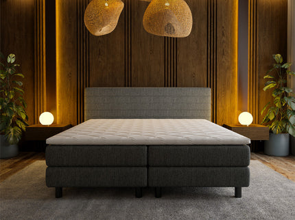 Boxspring Hotel - Straight - Antraciet