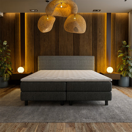 Boxspring Hotel - Straight - Antraciet