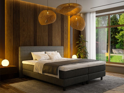Boxspring Hotel - Straight - Antraciet