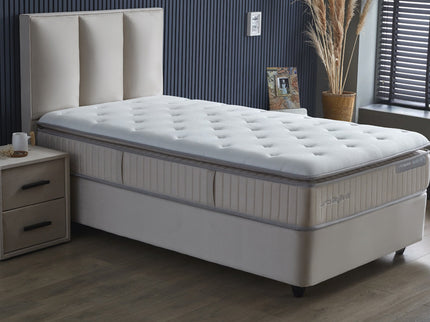 Boxspring met opbergruimte Birdybedd - Beige