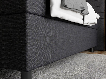 Boxspring Hotel - Straight - Zwart