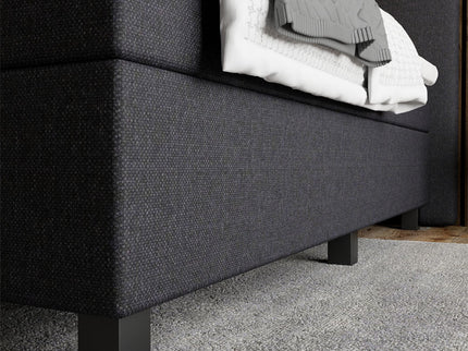 Boxspring Hotel Luxury - Wide - Zwart