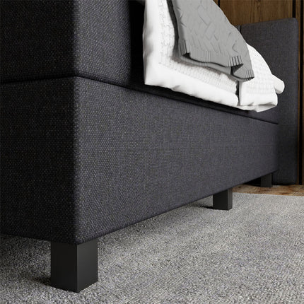 Boxspring Hotel Luxury - Wide - Zwart