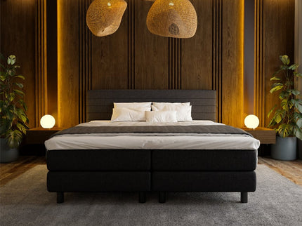 Boxspring Hotel - Straight - Zwart