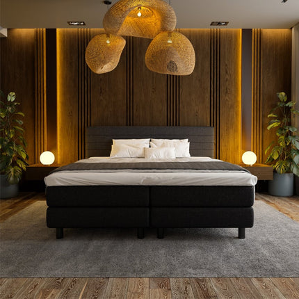 Boxspring Hotel - Straight - Zwart