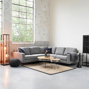 Jute Vloerkleed Edge - Zwart