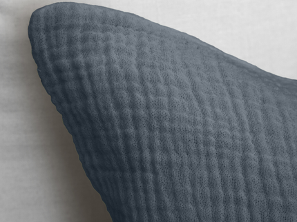 Dekbedovertrek Percale-Katoen - Mousseline - Navy