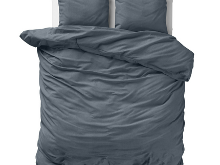 Dekbedovertrek Percale-Katoen - Mousseline - Navy