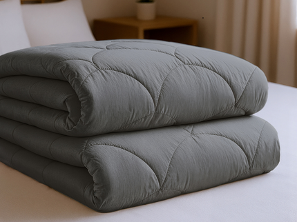 Lazy Dekbed Zonder Overtrek - Uni - Antraciet