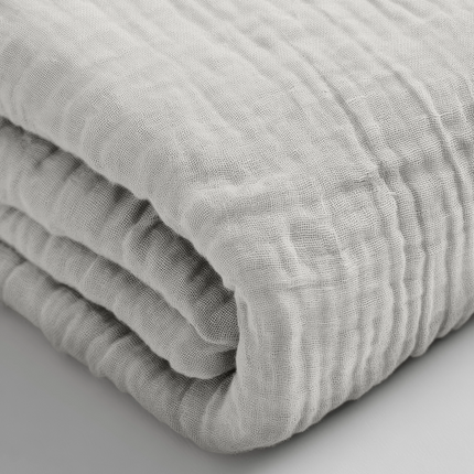 Hoeslaken Katoen Mousseline - Creme