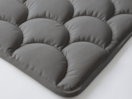 Lazy Dekbed Zonder Overtrek - Double Face - Antraciet/Off White
