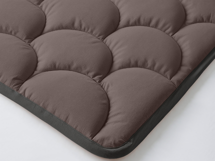 Lazy Dekbed Zonder Overtrek - Double Face - Bruin/Antraciet