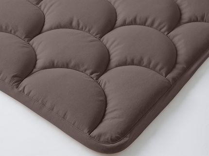 Lazy Dekbed Zonder Overtrek - Double Face - Bruin/Off White
