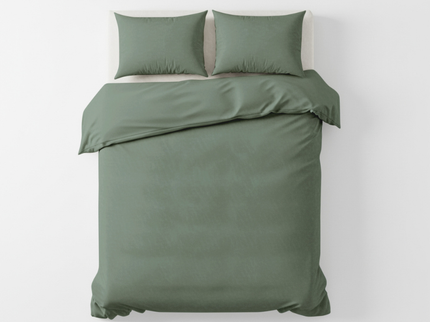 Dekbedovertrek Velvet Uni - Groen